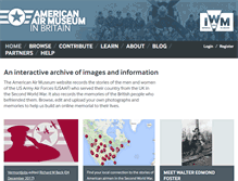 Tablet Screenshot of americanairmuseum.com